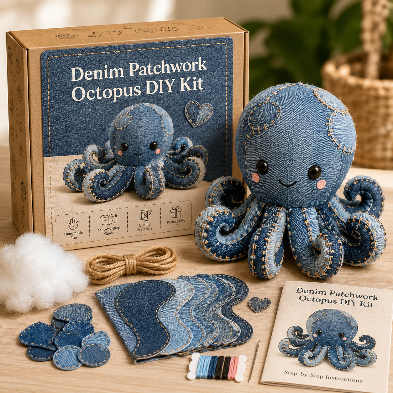 🧵 Patchwork Animal DIY Sewing Kit