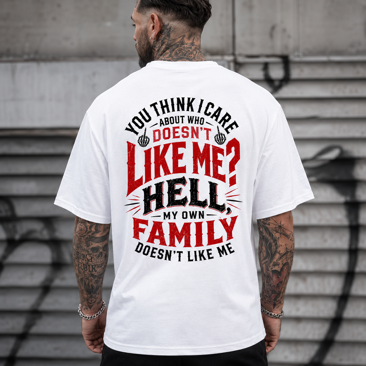 You Think I Care Who Doesn't Like Me Shirt, Funny Graphic Tee for Men & Women
