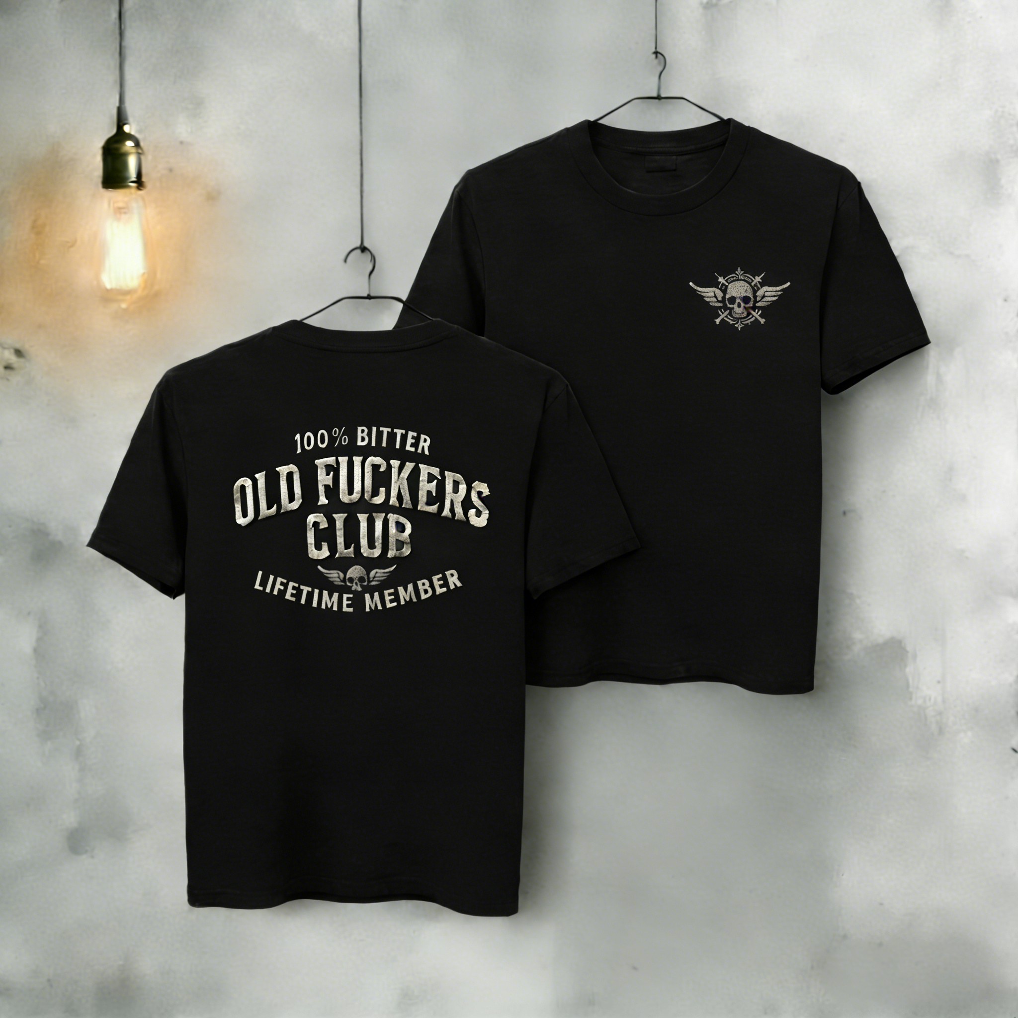 100% Bitter Old F***rs Club Lifetime Member T-shirt