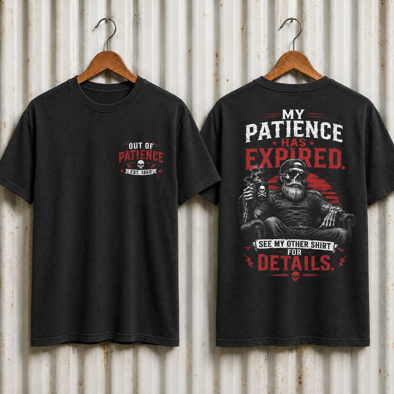 My Patience Has Expired Custom Year T-Shirt