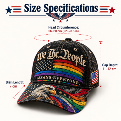 🌈We The People Means Everyone Baseball Cap