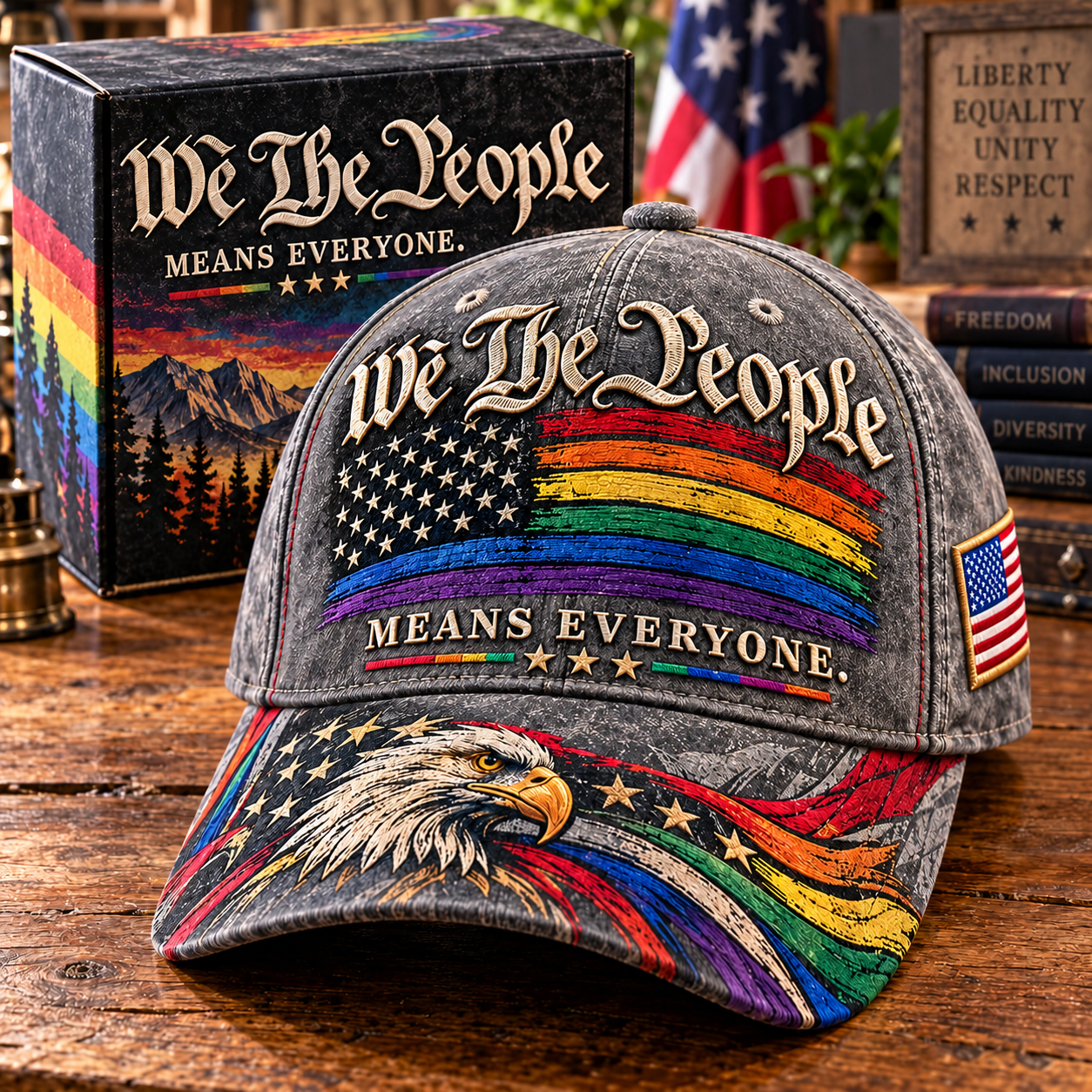 🌈We The People Means Everyone Baseball Cap