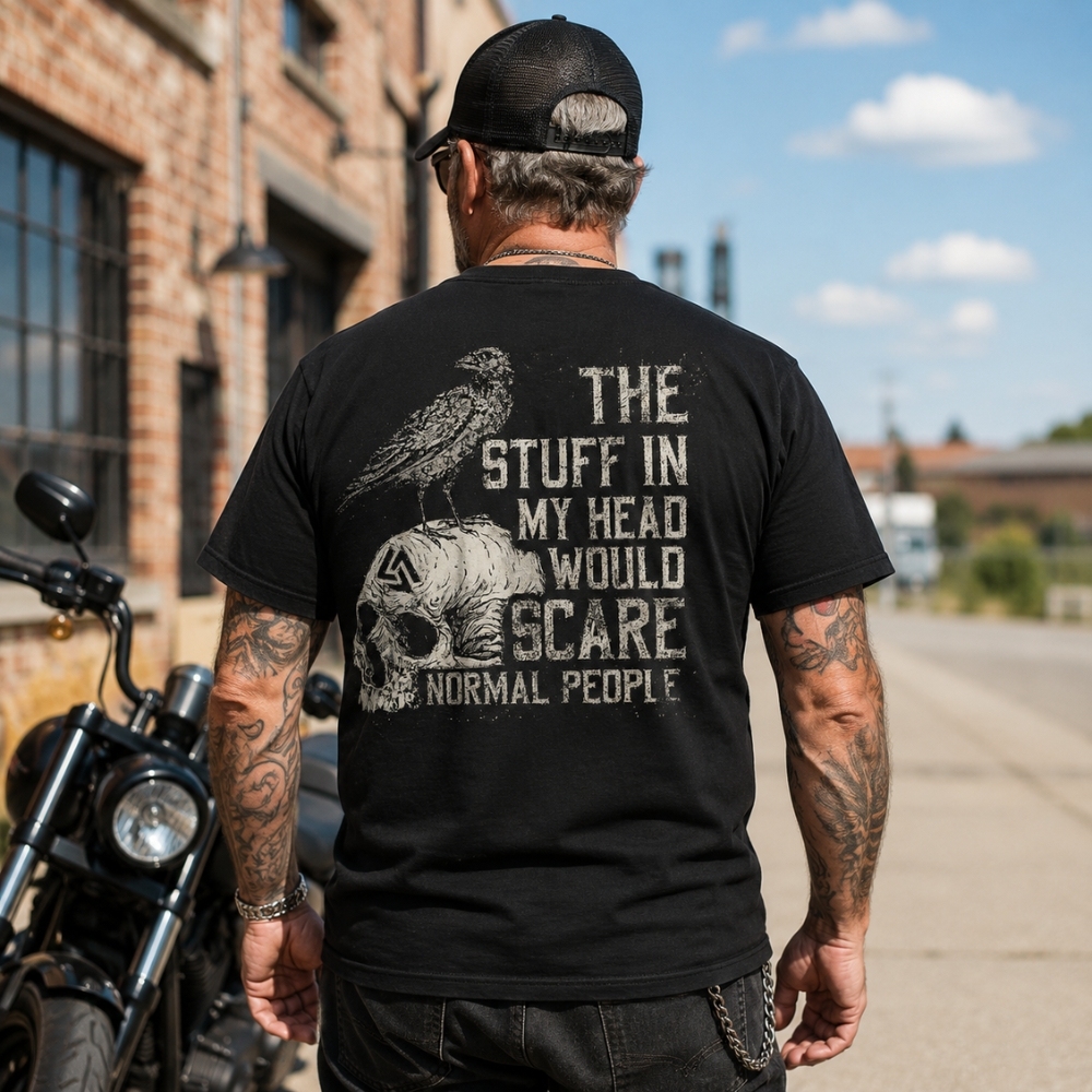 The Stuff In My Head Would Scare Normal PeopleTM Gen X Custom Year T-Shirt