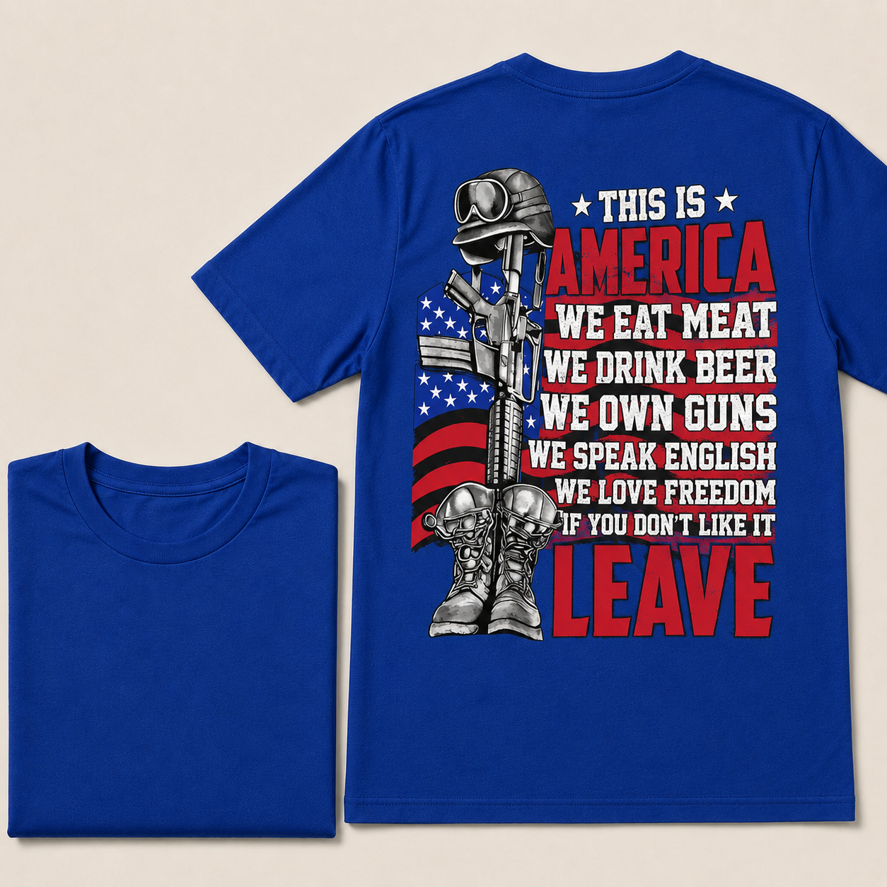 My Give A Damn Is Broken Beach Retro T-Shirt
