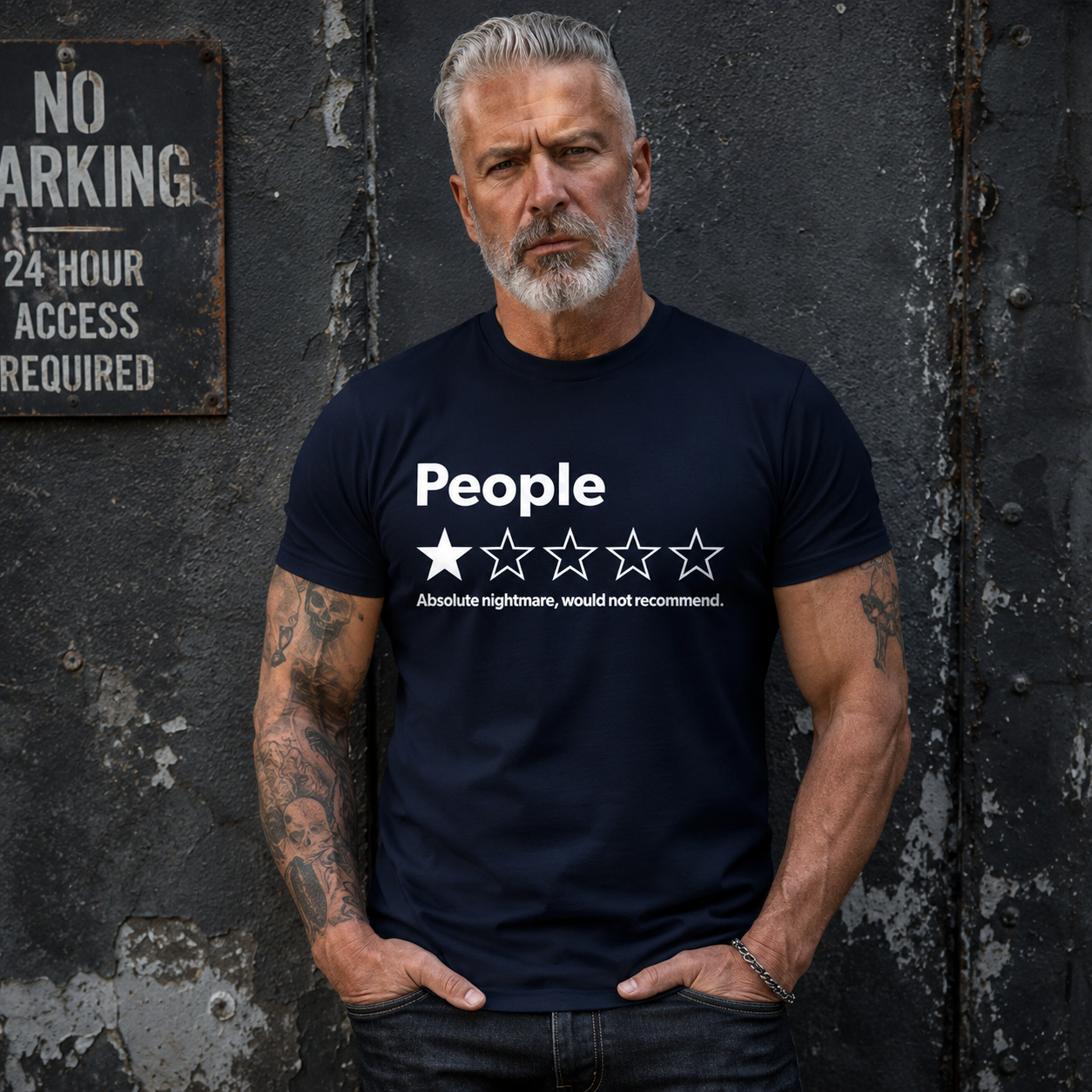 1 Star Review – Absolute Would T-Shirt – Funny Unisex 100% Cotton Tee