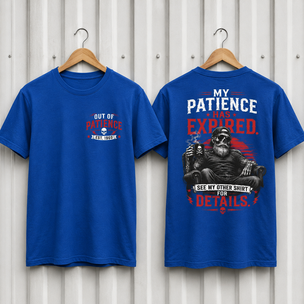 My Patience Has Expired Custom Year T-Shirt