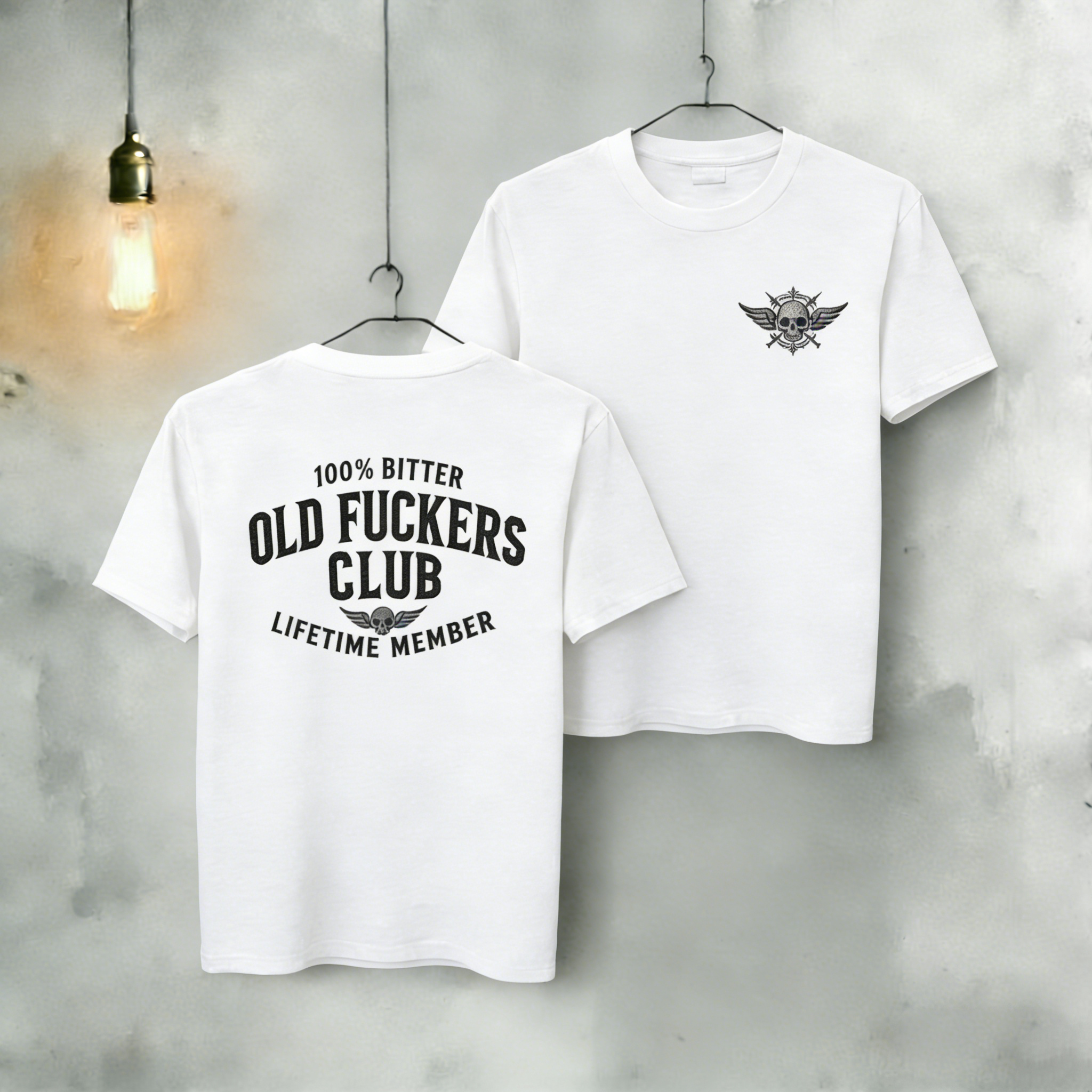 100% Bitter Old F***rs Club Lifetime Member T-shirt