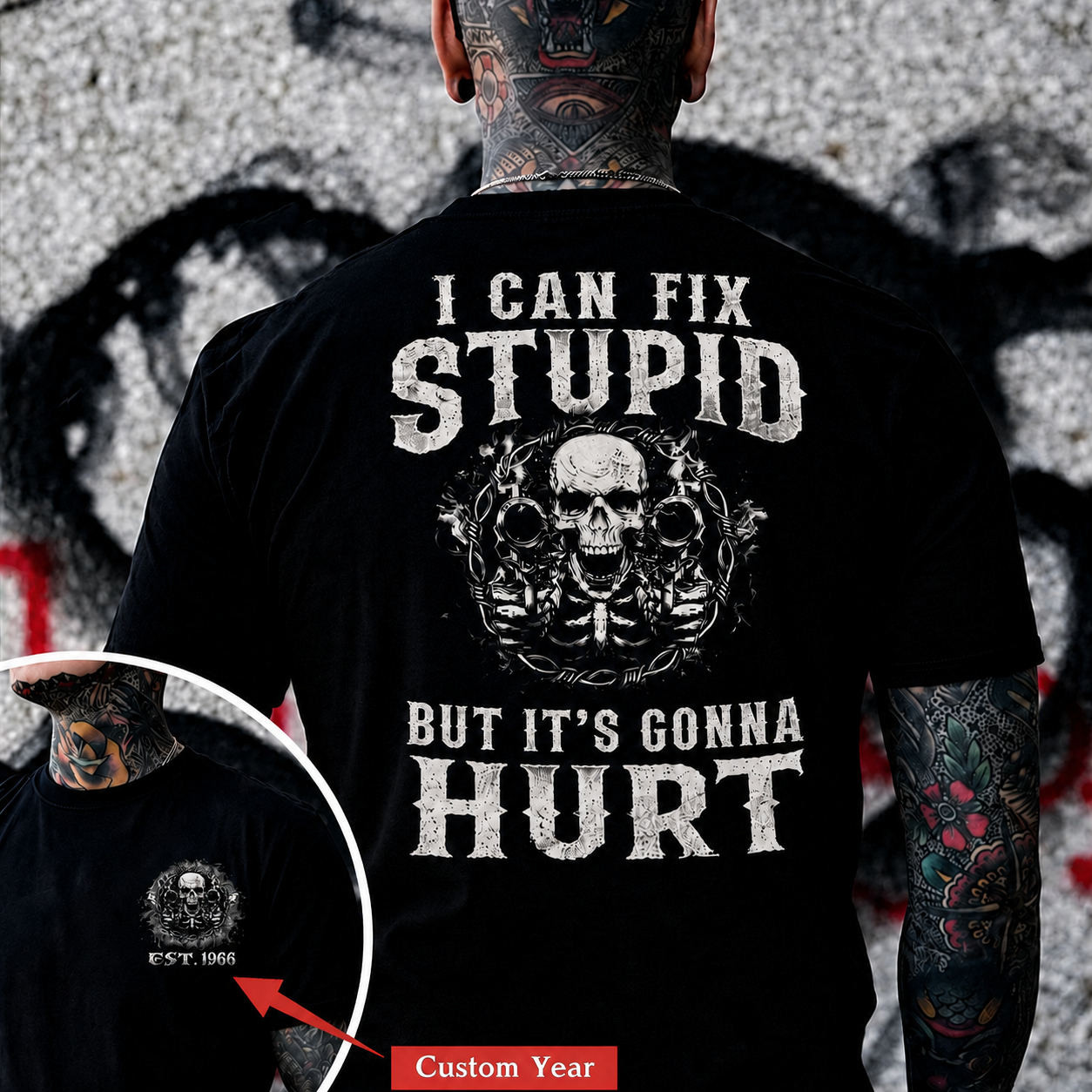 I Can Fix Stupid But It's Gonna Hurt GenX/Boomer Custom Unisex T-Shirt