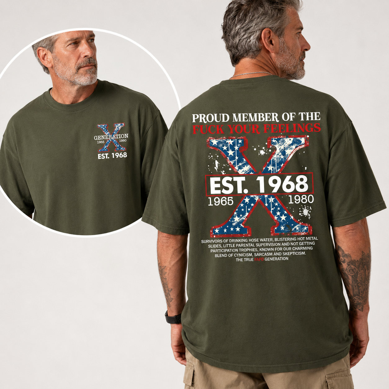 Proud Gen X Member Customize Year Shirt