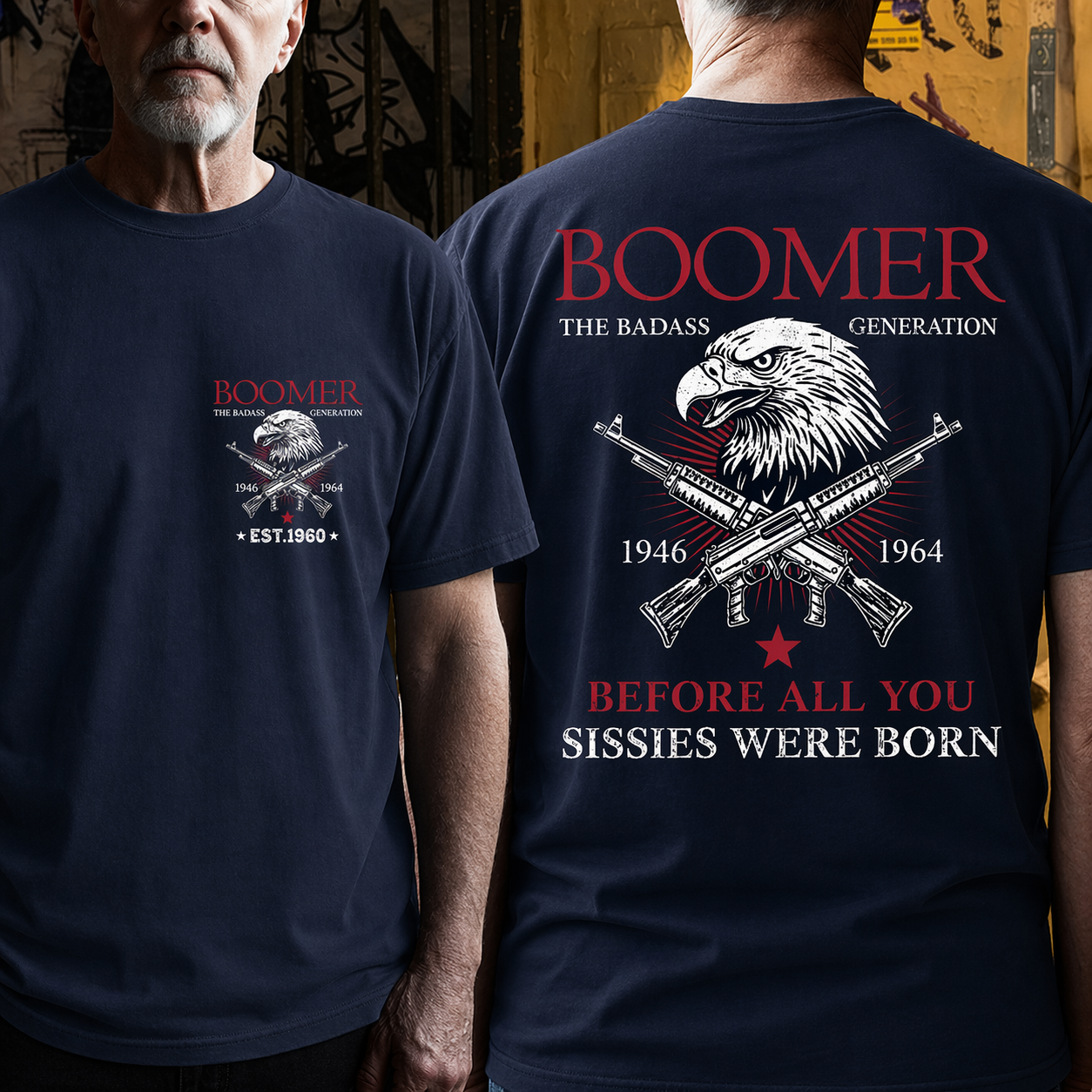 🦅 BOOMER | THE BADASS GENERATION T-Shirt