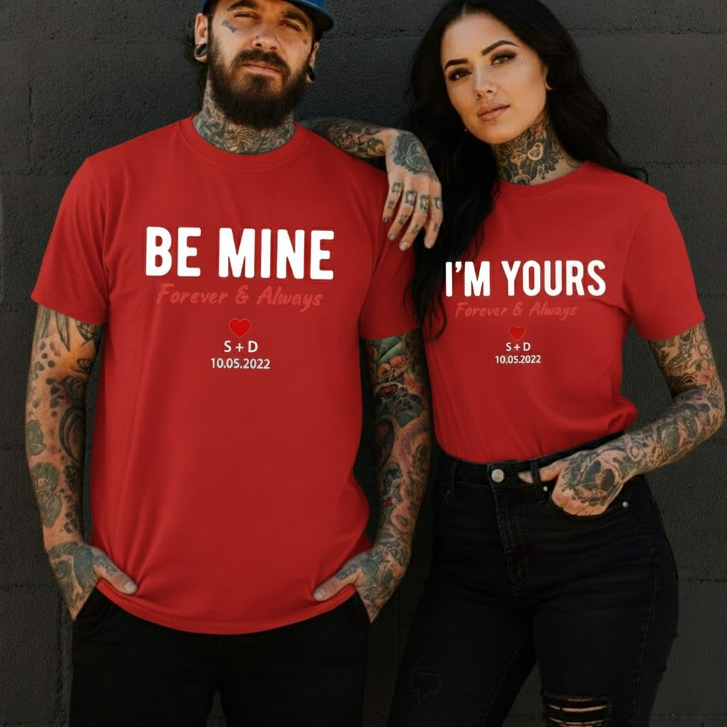 🖤 The "Forever & Always" Custom Commitment Tees 🖤