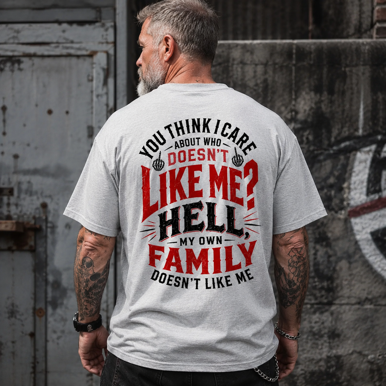 You Think I Care Who Doesn't Like Me Shirt, Funny Graphic Tee for Men & Women