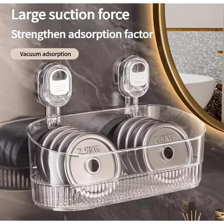 No-Drill Bathroom Suction Storage Box - Buy 1 Get 1 Free