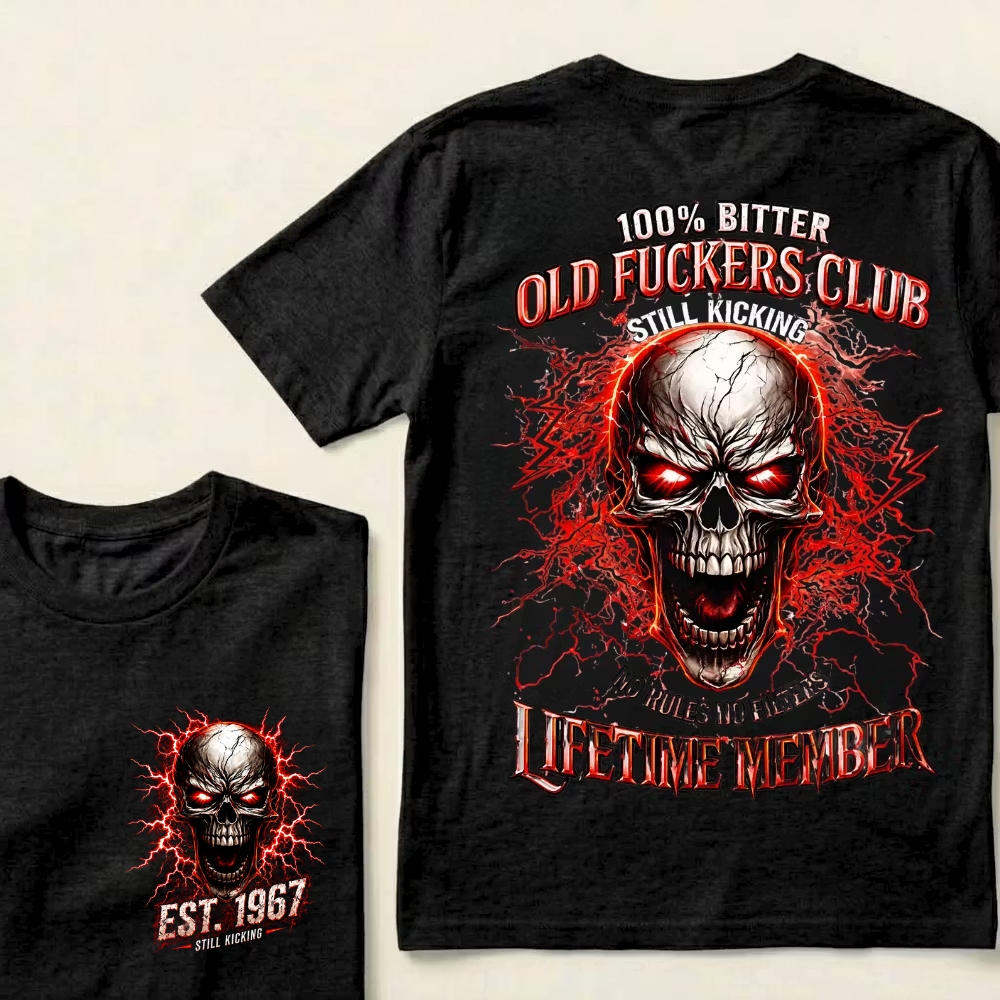Old Fuckers ClubTM Custom Year T-Shirt – Lifetime Member Personalized EST. Year Tee
