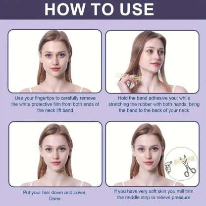🔥Face Neck Lifting Tape (Long-Lasting)