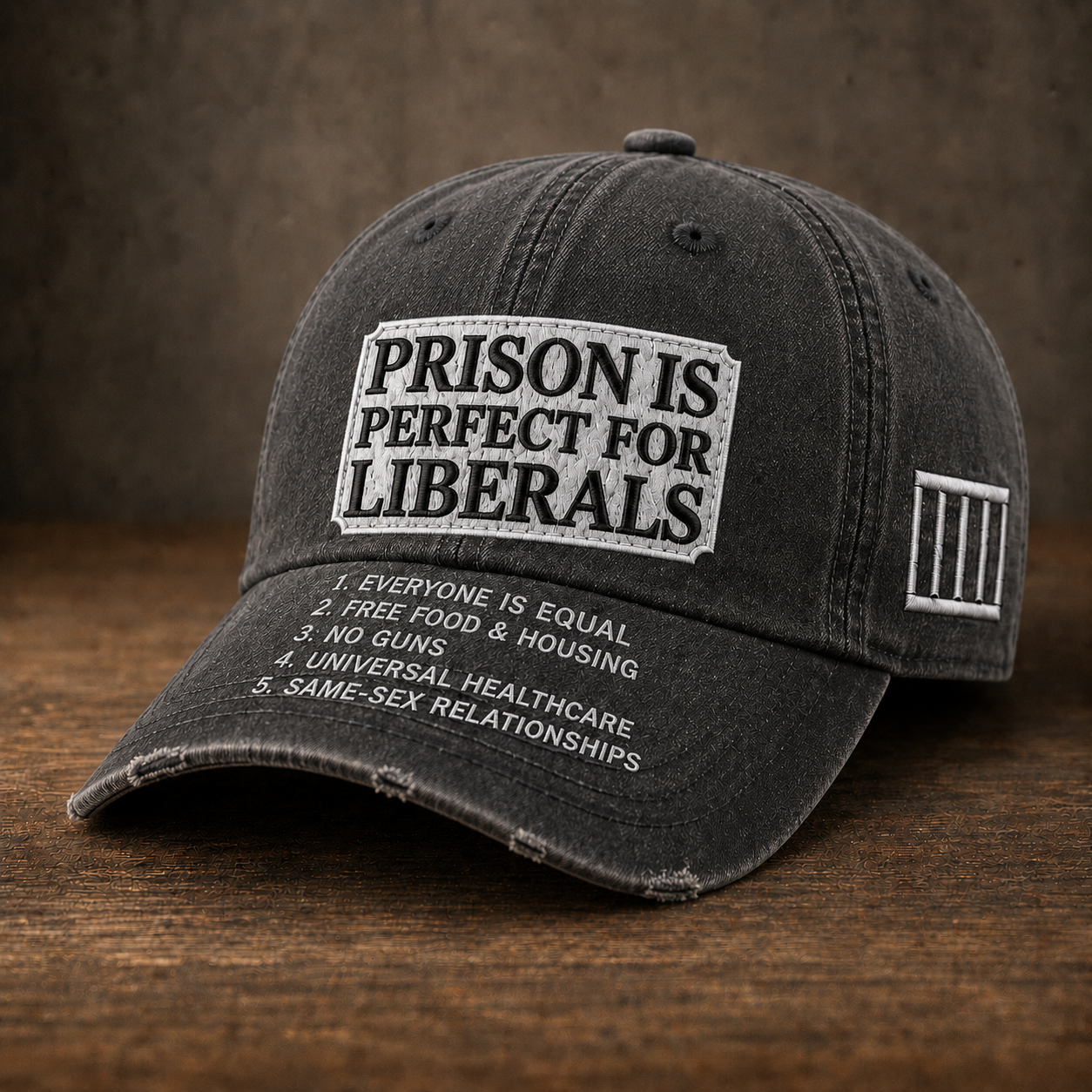 Funny Number List Bold Text Bright Casual Baseballcap