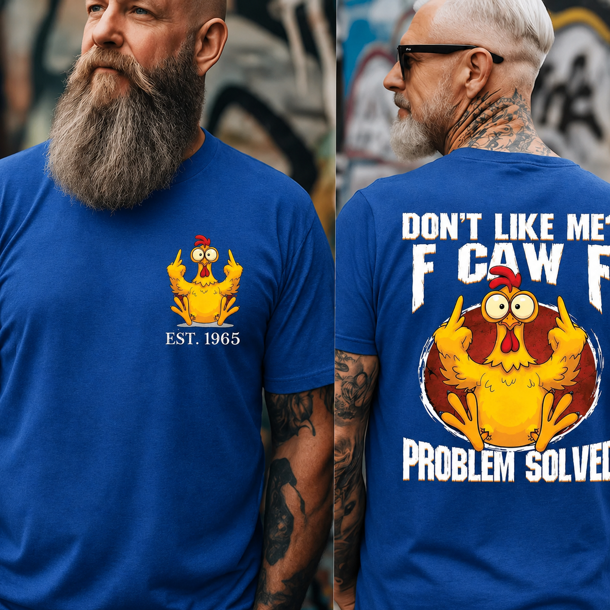 F Caw F T Shirt, Custom Year 2 Side Shirt, Boomer/Gen X/Y T-shirt