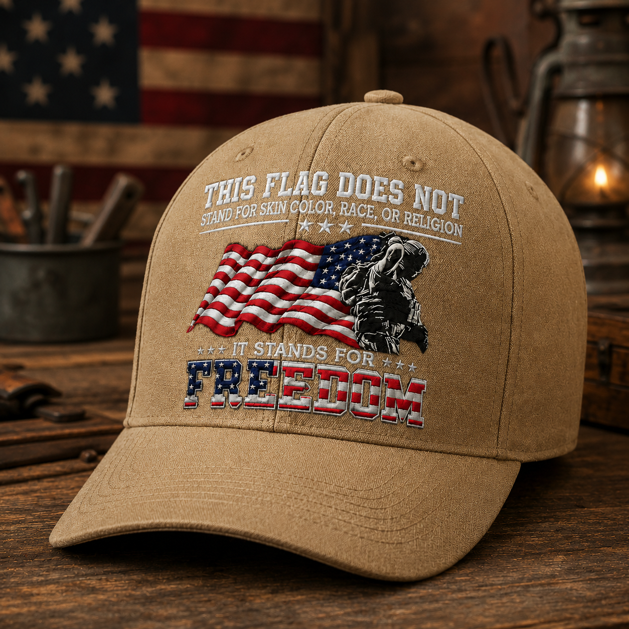 This Flag Stands For Freedom Patriotic Baseball Cap