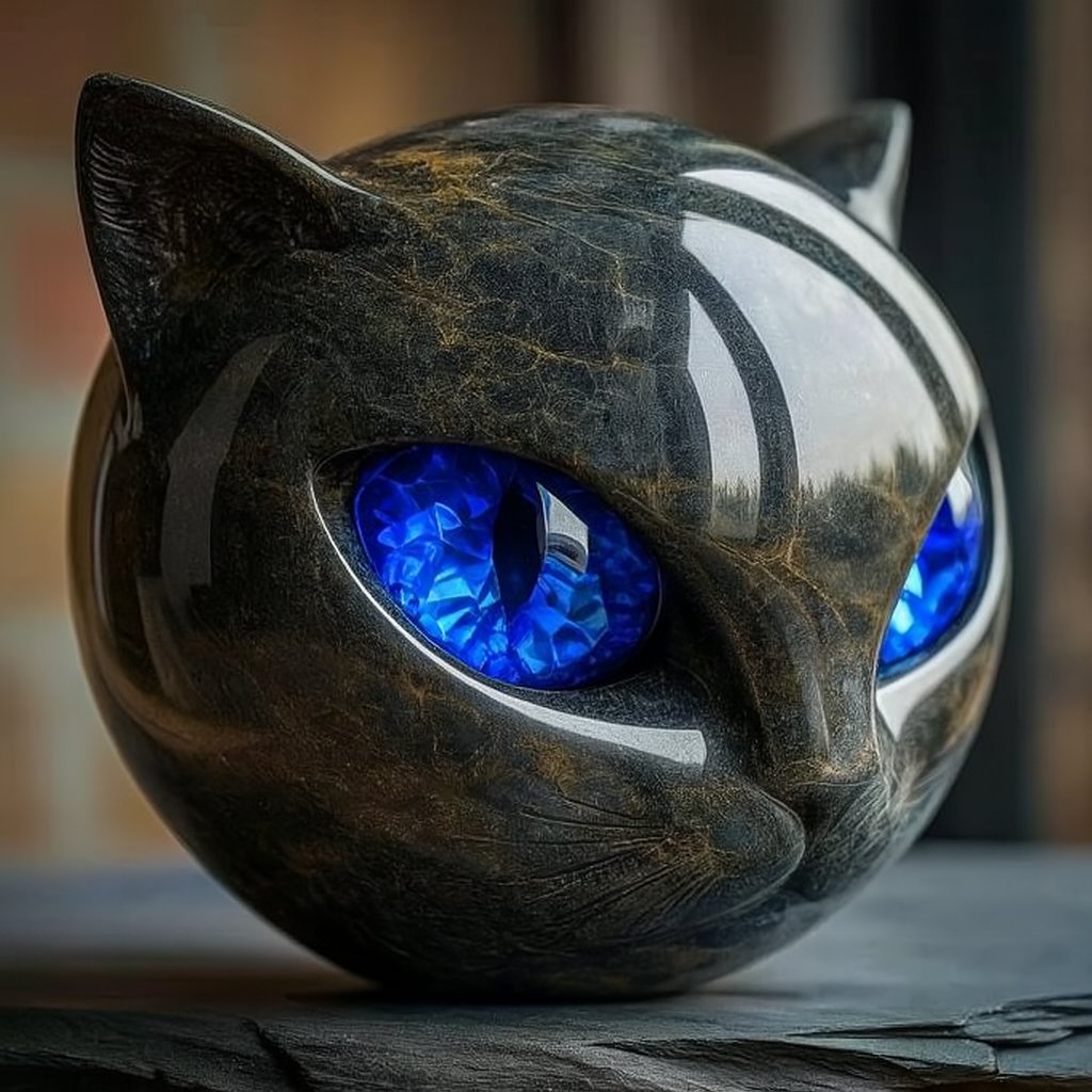 Mystic Cat Sculpture - Home Decor and Gift
