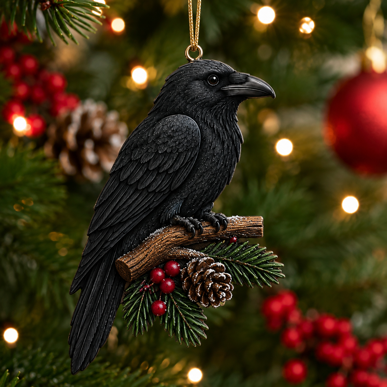 🦉 Owl Christmas Tree Ornament