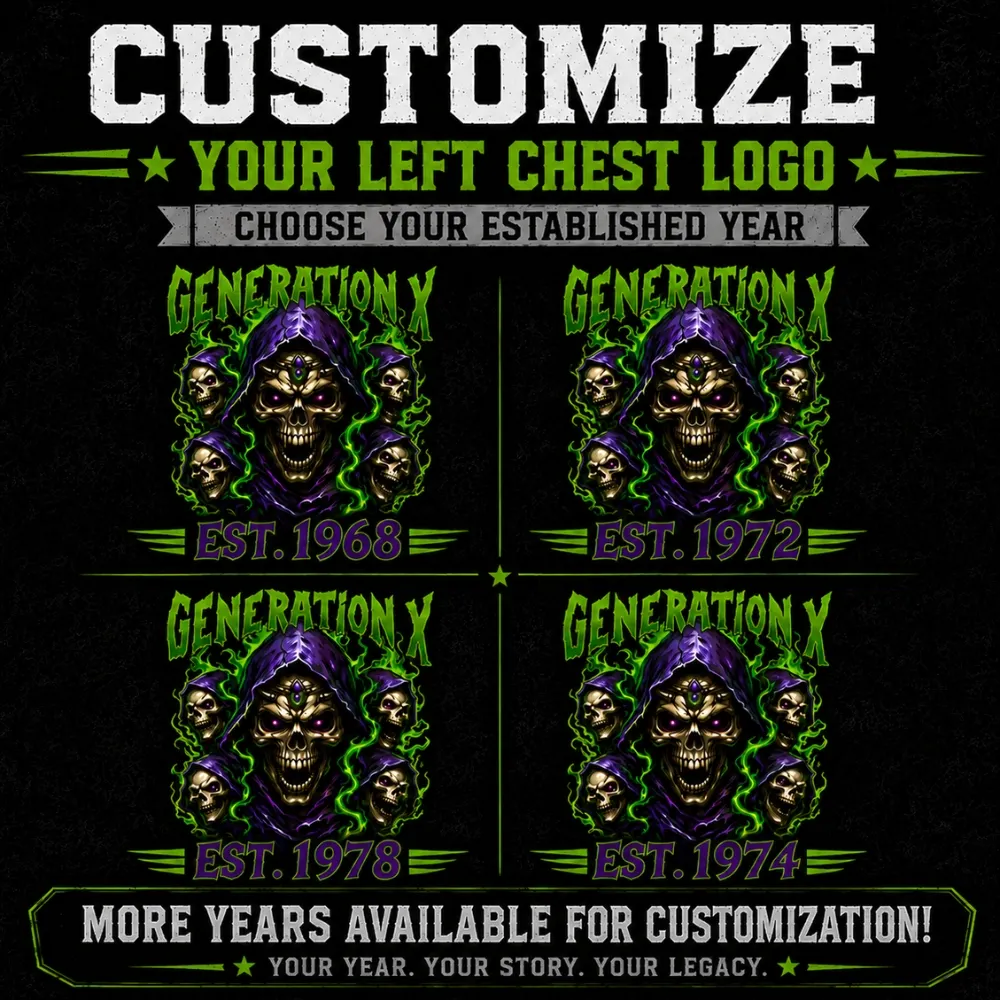 Generation X Expert Advice Skull T-Shirt Custom Year T-shirt