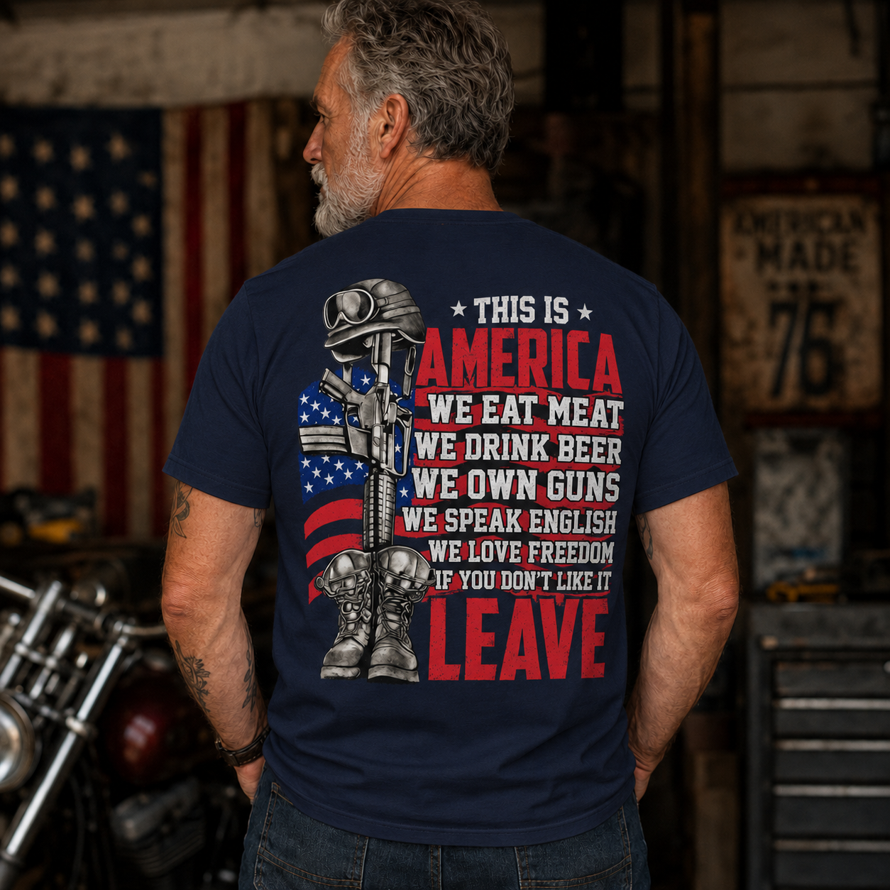 My Give A Damn Is Broken Beach Retro T-Shirt