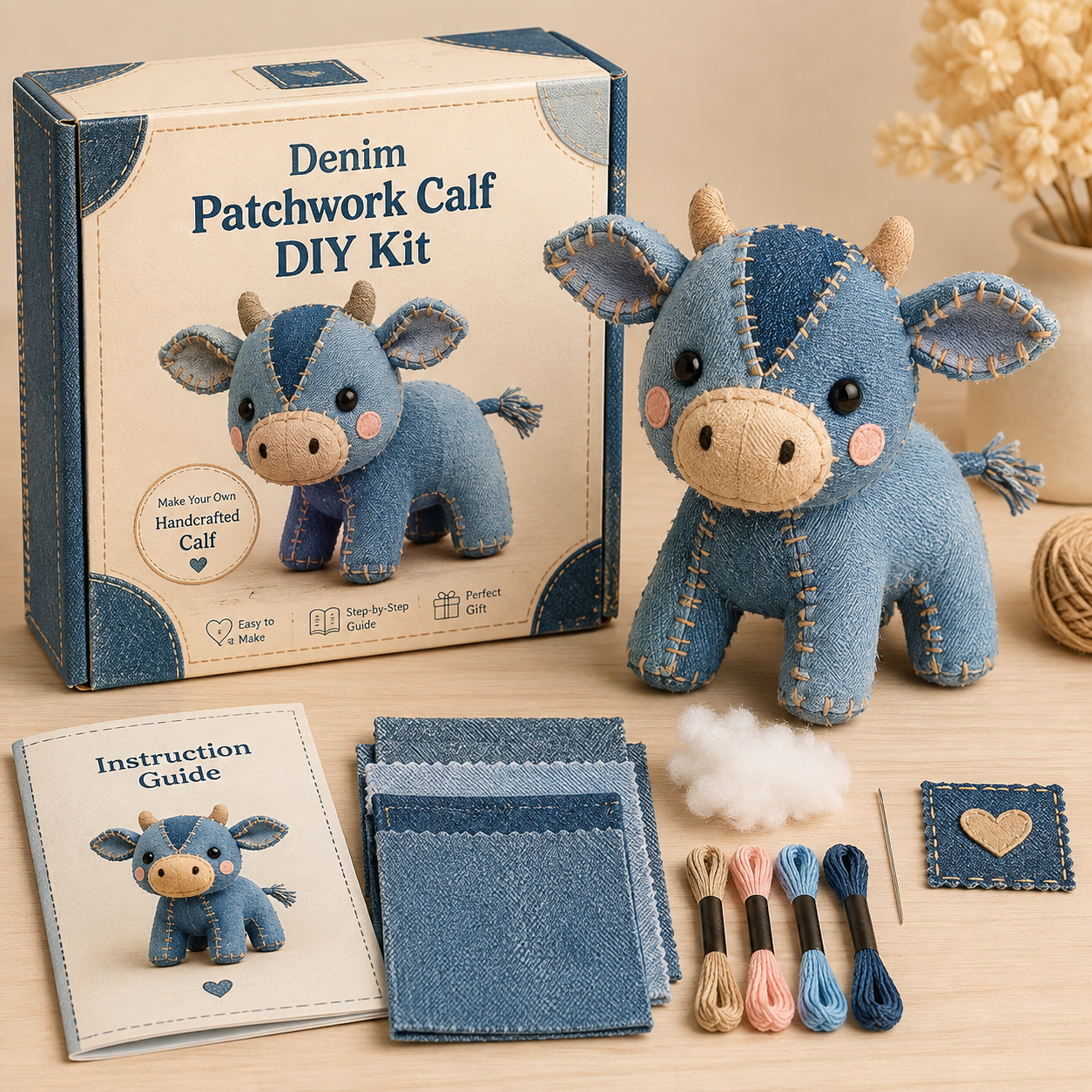 🧵 Patchwork Animal DIY Sewing Kit