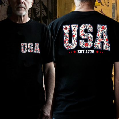 USA Est.1776 V‐Neck T‐Shirt
