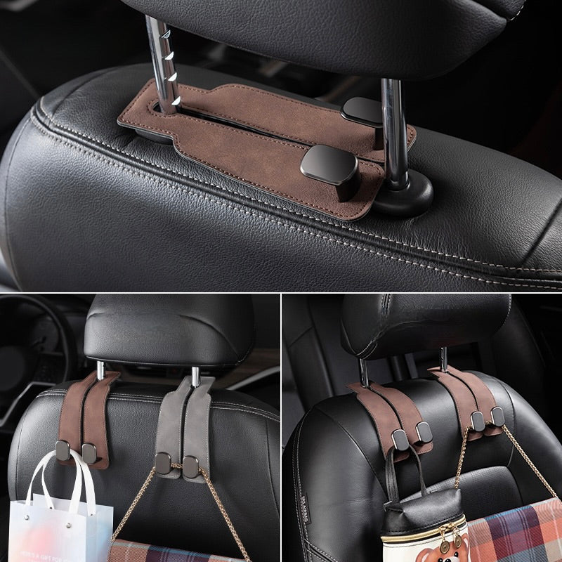 Car Seat Back Storage Hook – Double Hook Holder  pack of 2