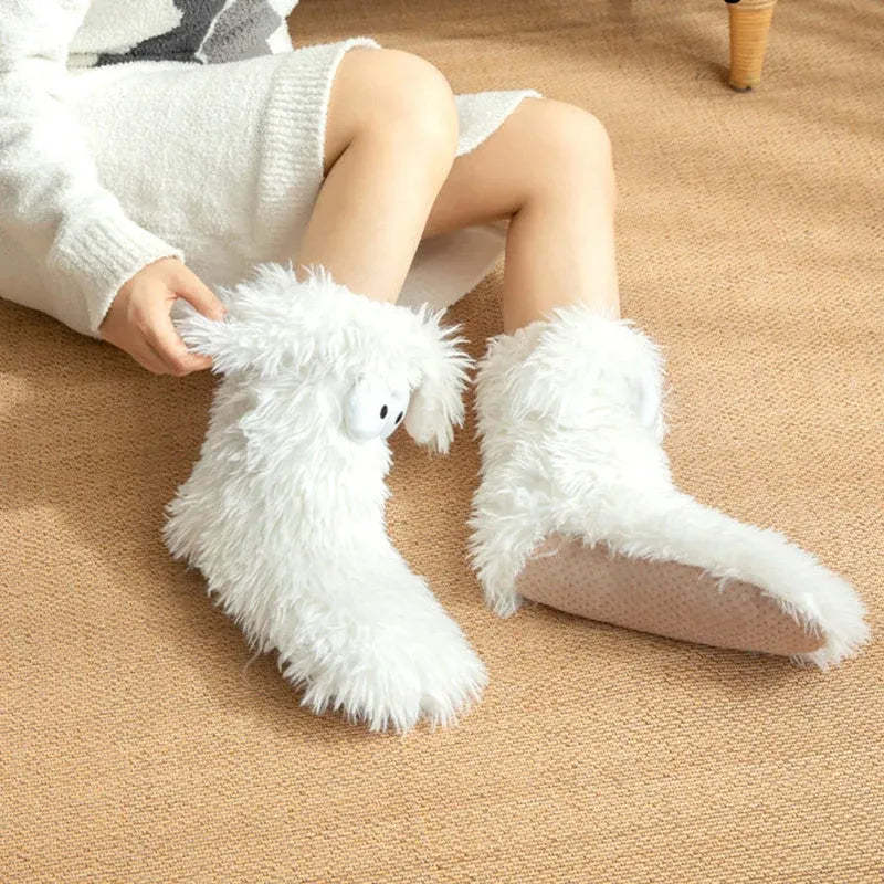 🧦 Cozy Plush Slipper Socks | Warm Fleece Anti-Slip for Cozy Winter Days At Home❄️