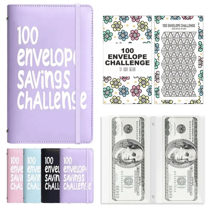 ⏰New Year's Lowest Price! 🎉 ✉️100 Envelope Savings Challenge Book