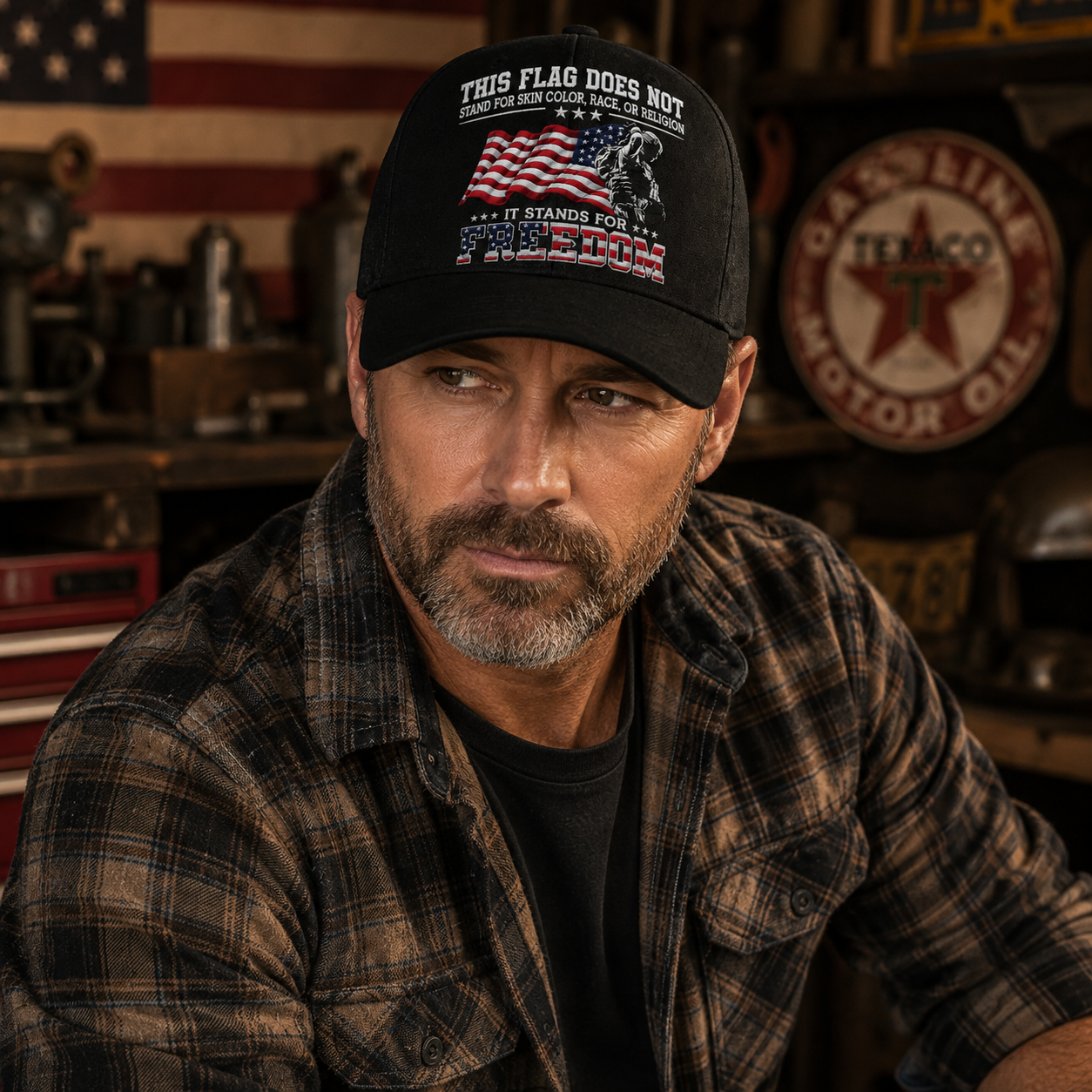 This Flag Stands For Freedom Patriotic Baseball Cap