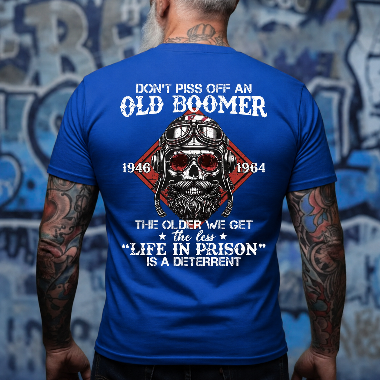 Personalized Baby Boomer Don't Piss Off An Old Boomer Unisex T-Shirt