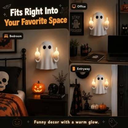 👻 Ghost Middle Finger Glow Night Light🖕