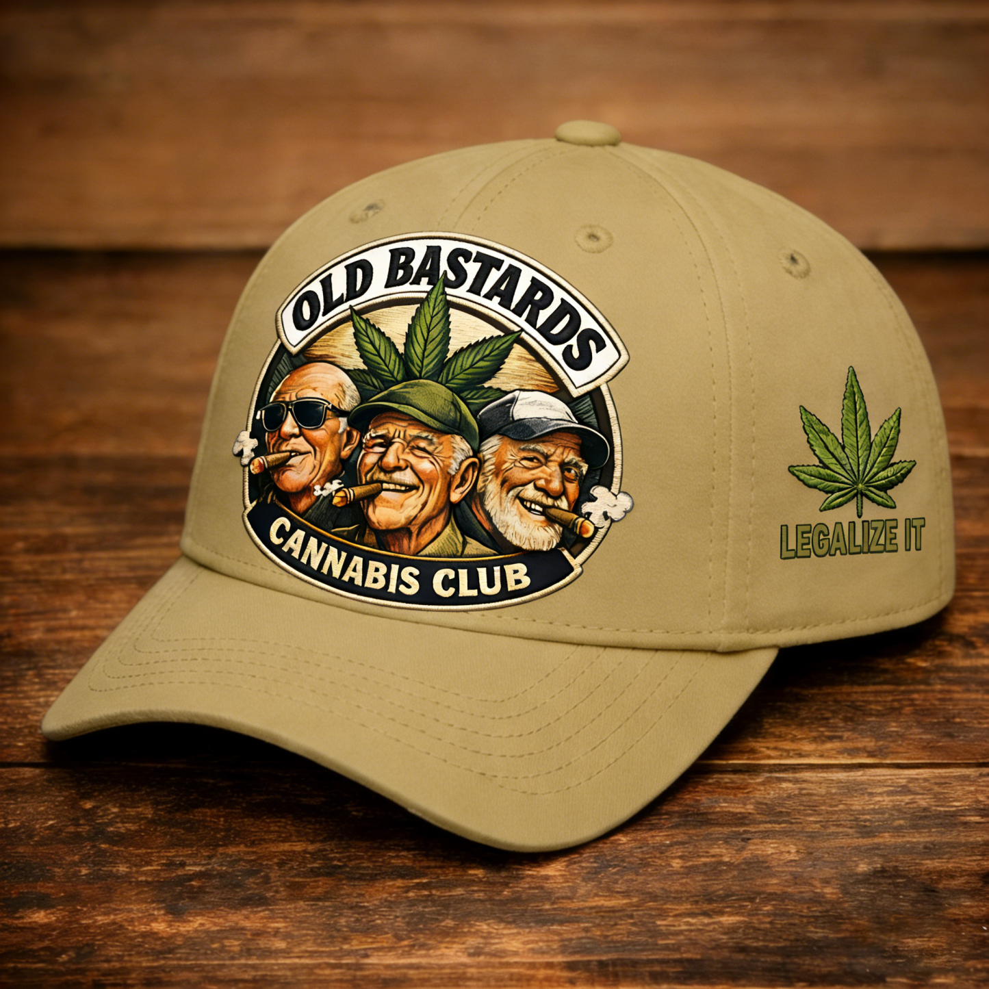 🏆Flash Sale 60% OFF - 🌿Old Bastards Cannabis Club Cap
