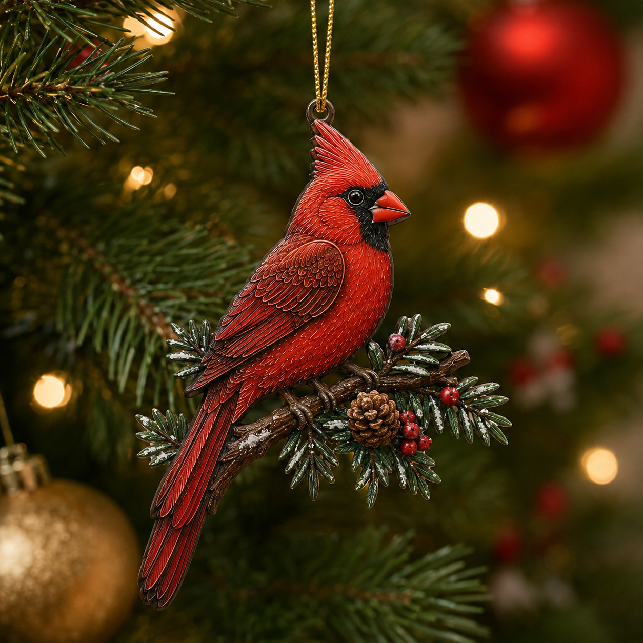 🦉 Owl Christmas Tree Ornament