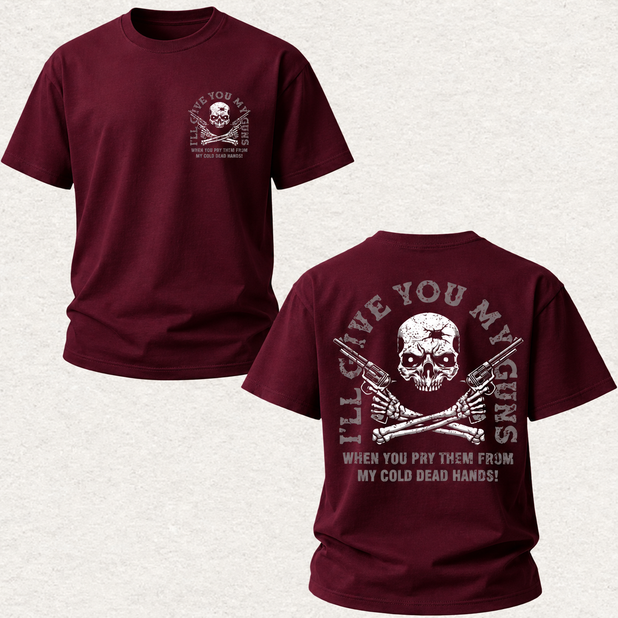 I'll Give You My Guns Printed Men's T-Shirt
