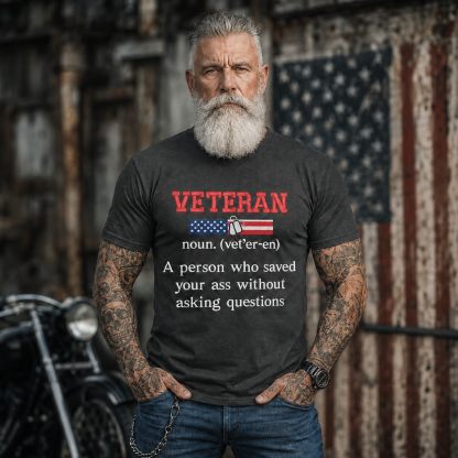 Veterans‘s’Day Printed Casual T-shirt