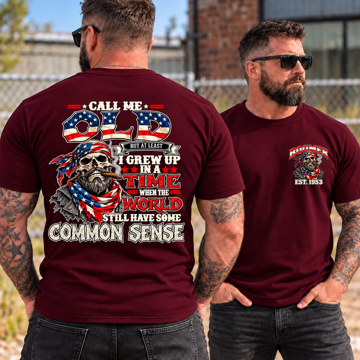Call Me Old Common Sense EST Shirts