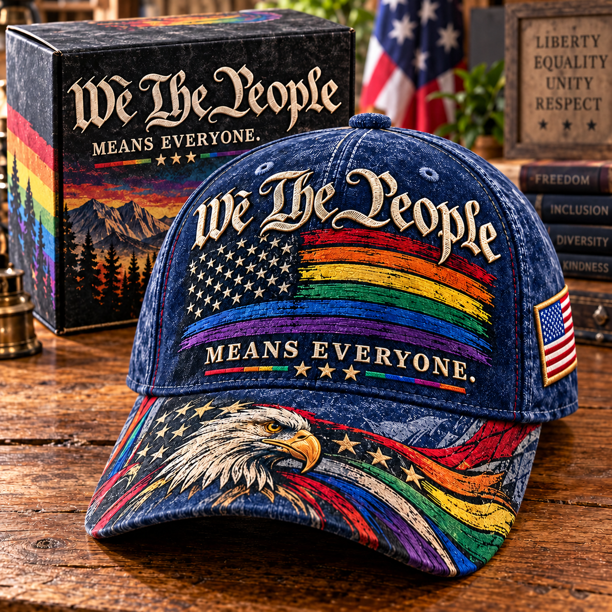 🌈We The People Means Everyone Baseball Cap
