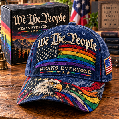 🌈We The People Means Everyone Baseball Cap