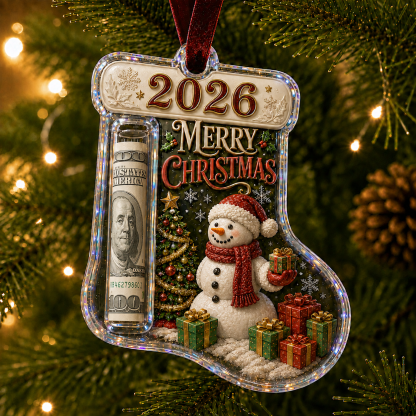 🎅 Cash Clip Christmas Tree Ornament