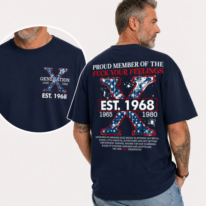 Proud Gen X Member Customize Year Shirt