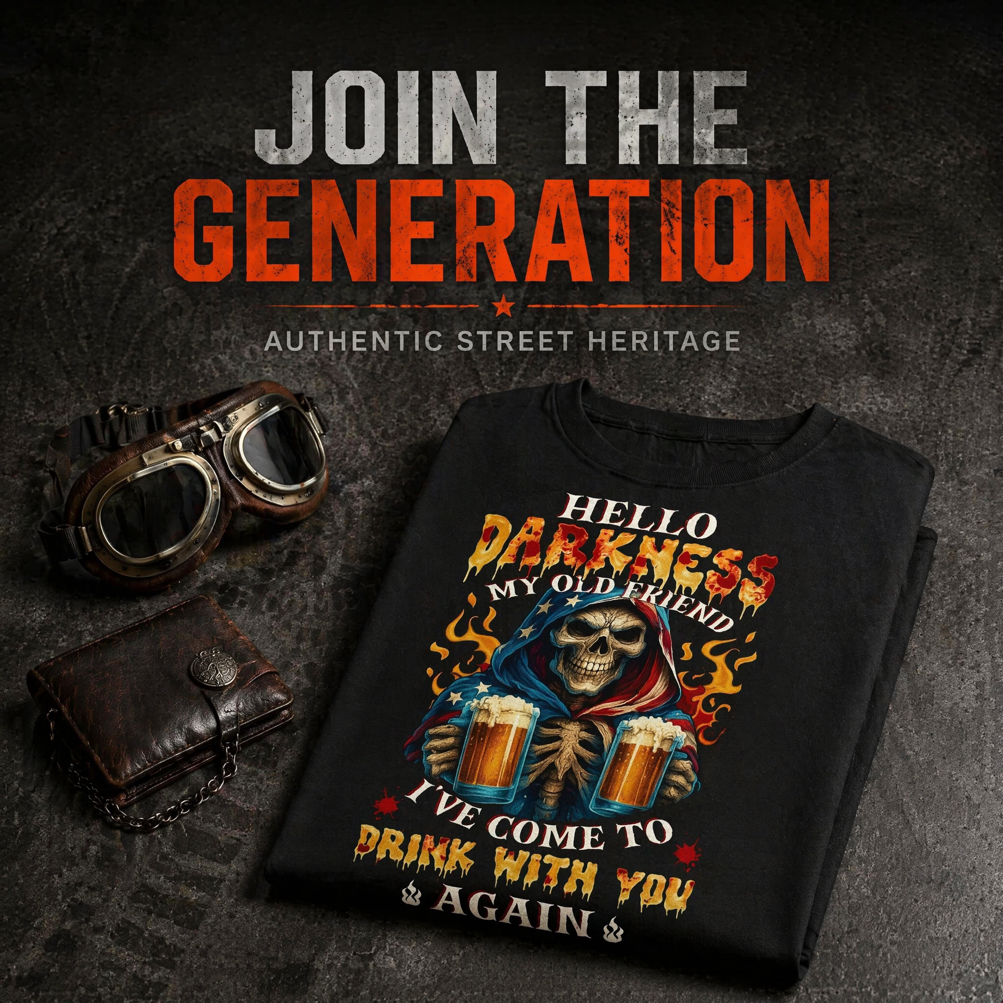 Personalized Generation X Skull Beer T-Shirt Custom Birth Year Vintage Graphic Tee Gen X Drinking Shirt