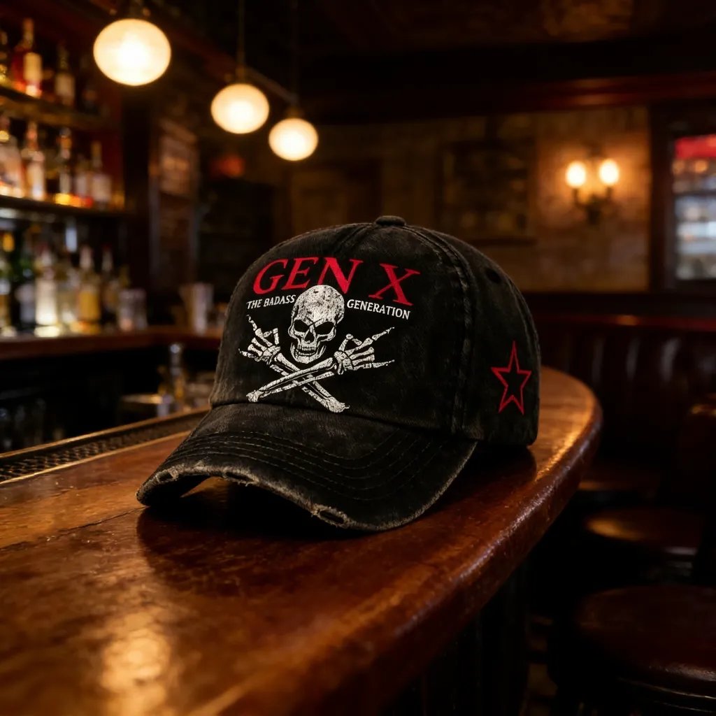 ⚡Flash Sale 50% OFF💀Gen X Rebel Skull Cap🏴‍☠️
