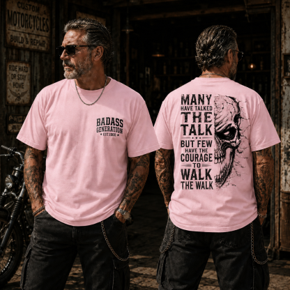 Badass Generation Custom Year T-Shirt – Walk The Walk Skull Graphic Tee