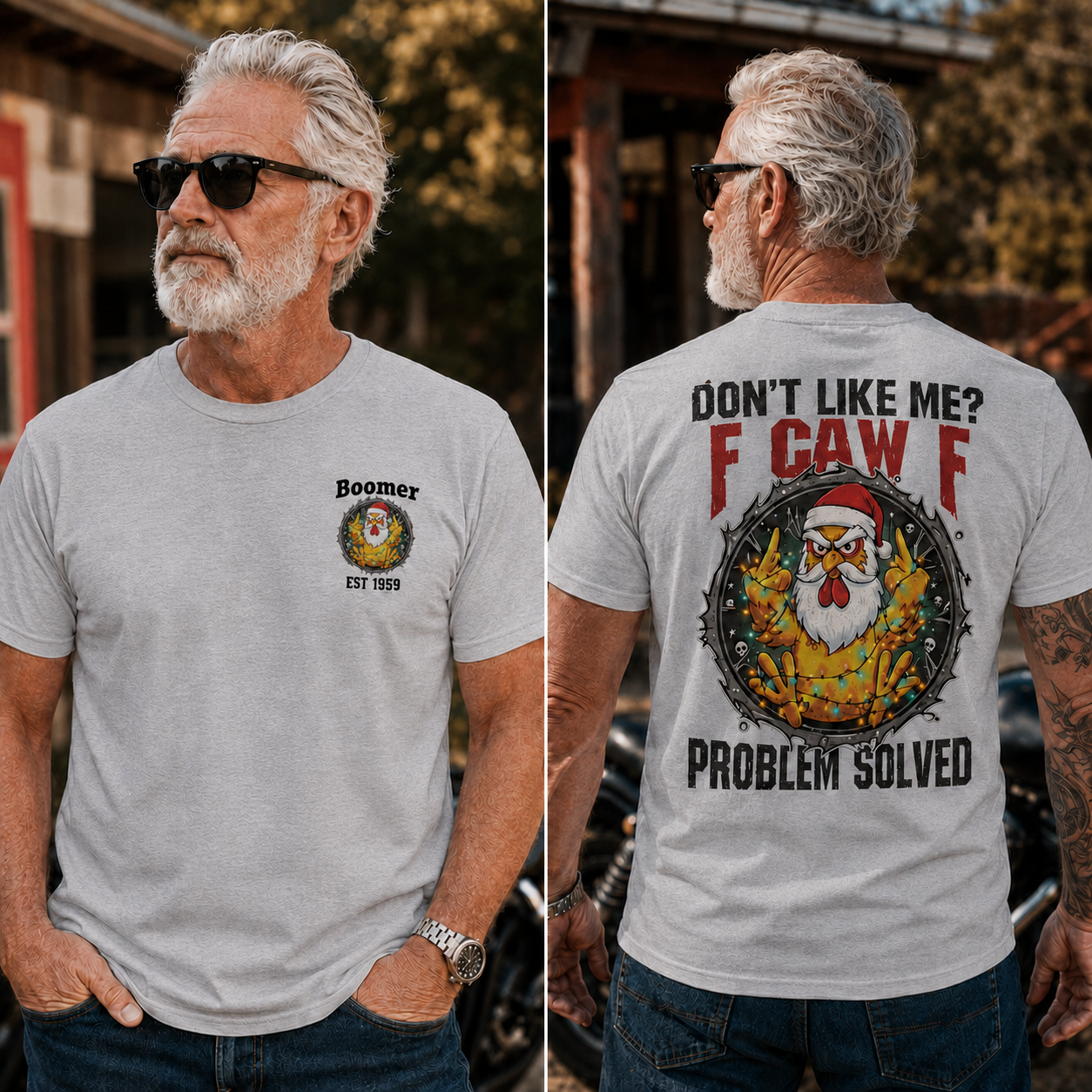 F-CAW-F Christmas Boomer Gen X T-shirt Sweatshirt