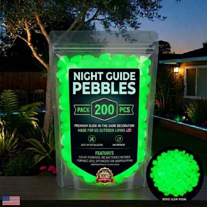 ✨Last Day 50% Off✨🌈Colorful Glow-in-the-Dark Garden Stones