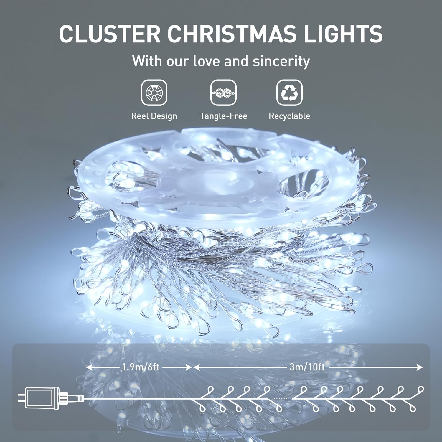 🎁LED Copper Wire Firecracker Light String