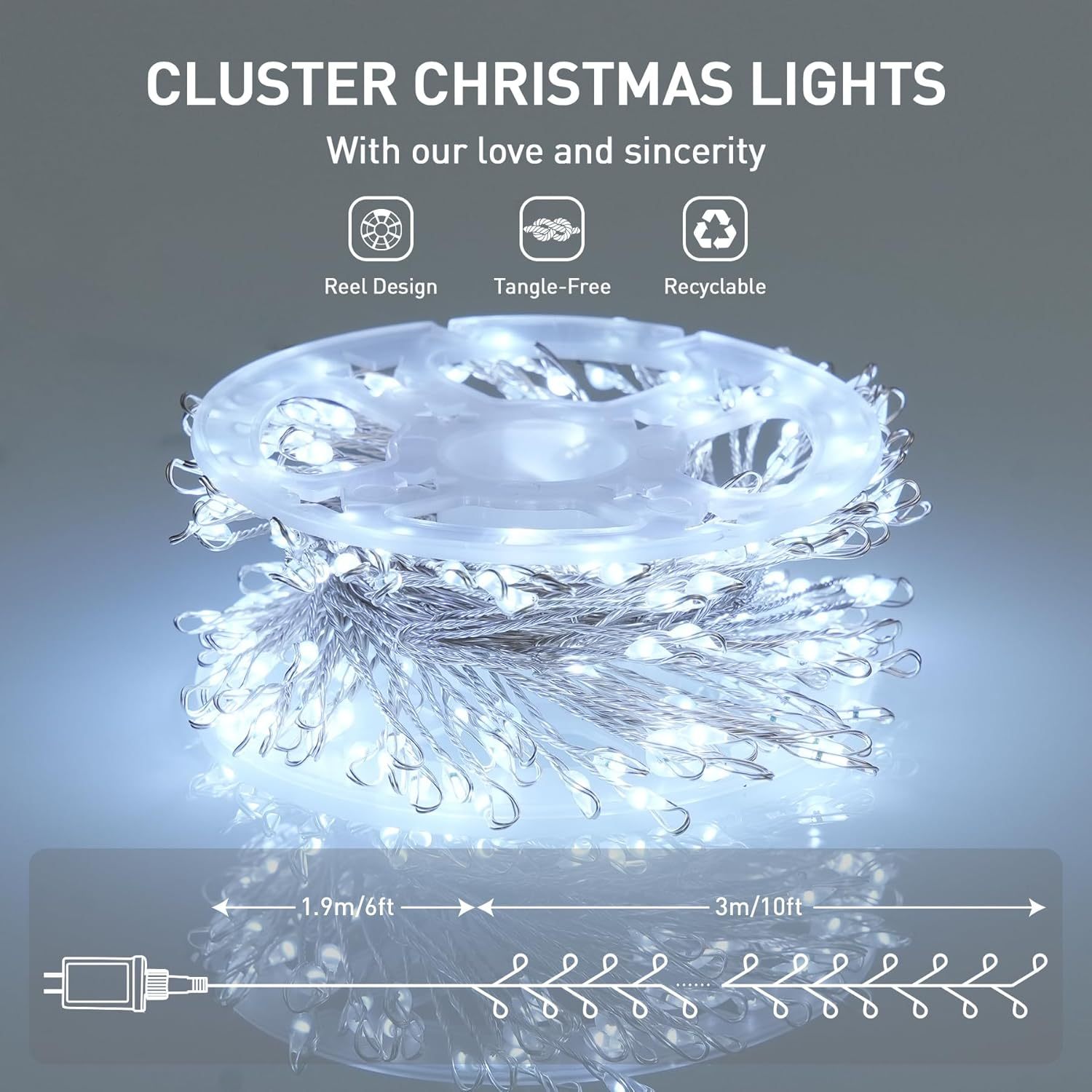 🎁LED Copper Wire Firecracker Light String